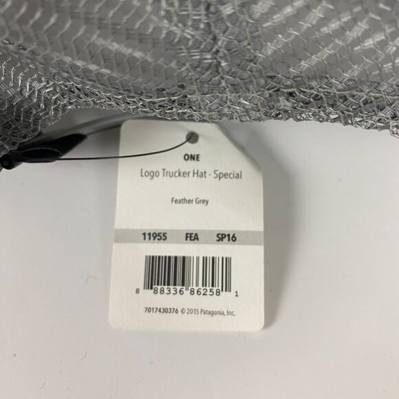 NWT Patagonia Hat Blastathon 5th Edition WWAD Snapback Logo Trucker Cap Gray - Picture 9 of 13